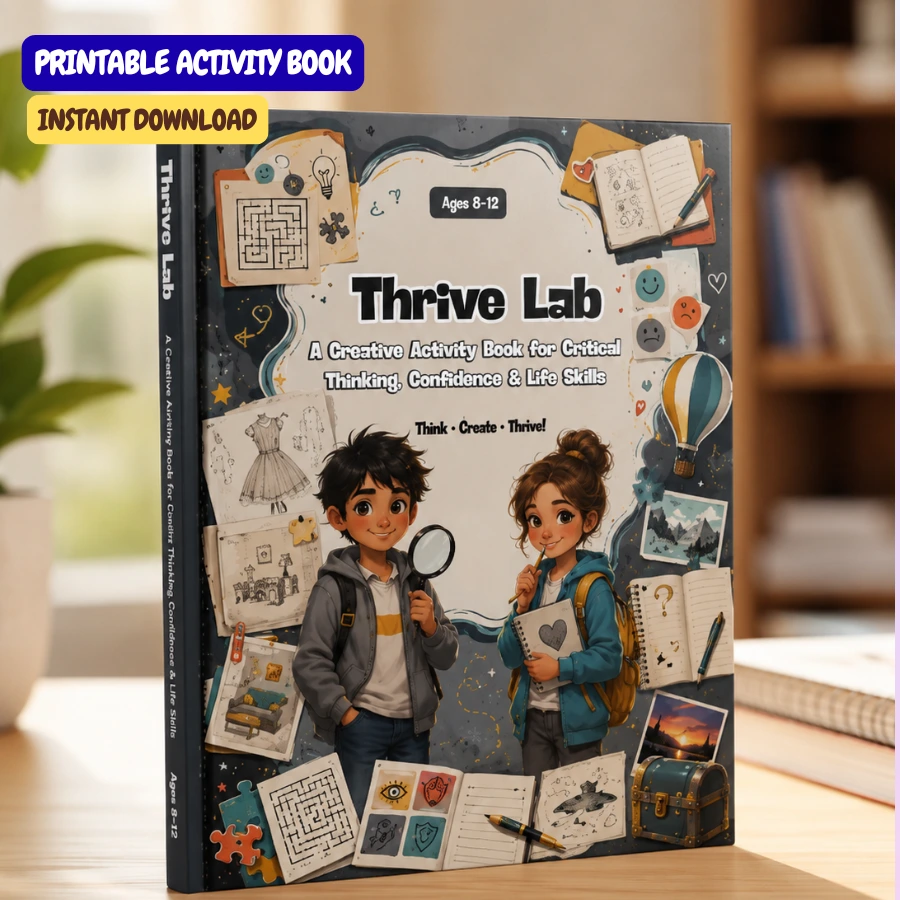 Thrive Lab: Creative Activities for Ages 8–11 to Build Critical Thinking, Confidence & Real-Life Skills