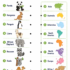 Printable animal habitats worksheet where children match animals to the continent where they naturally live, including panda, kangaroo, penguin, llama, elephant, raccoon, koala, and camel.